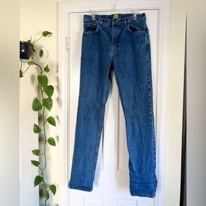 Vintage Cabela’s Work Straight Leg Jeans, Men’s Size 34 XLong, Heavy Duty